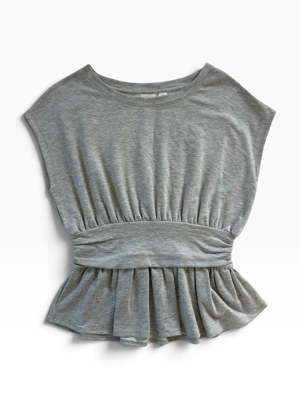 Anthropologie Sofija Buckled Top in Grey